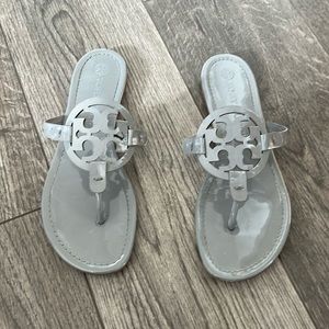 Tory Burch Miller Gray Sandals